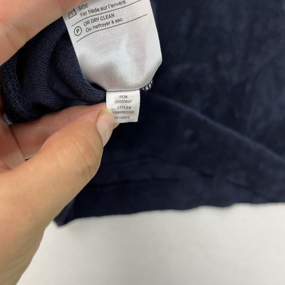 Vince  Women's Wide Sleeve Hoodie Size XS Navy Blue - Picture 8 of 8